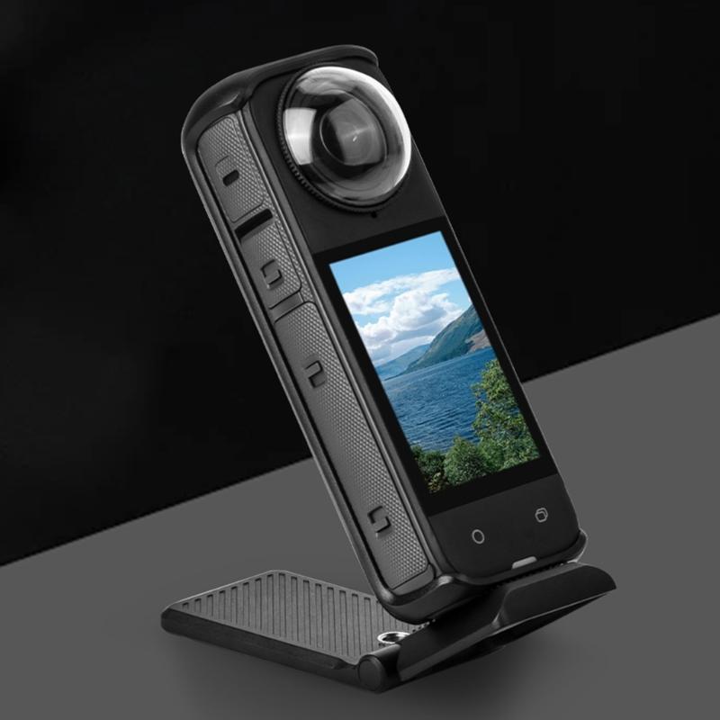 Multi Angle Magnetic Mounting Stand for Pocket 3 Camera Featuring Collapsible Stand Design and Anti Slip