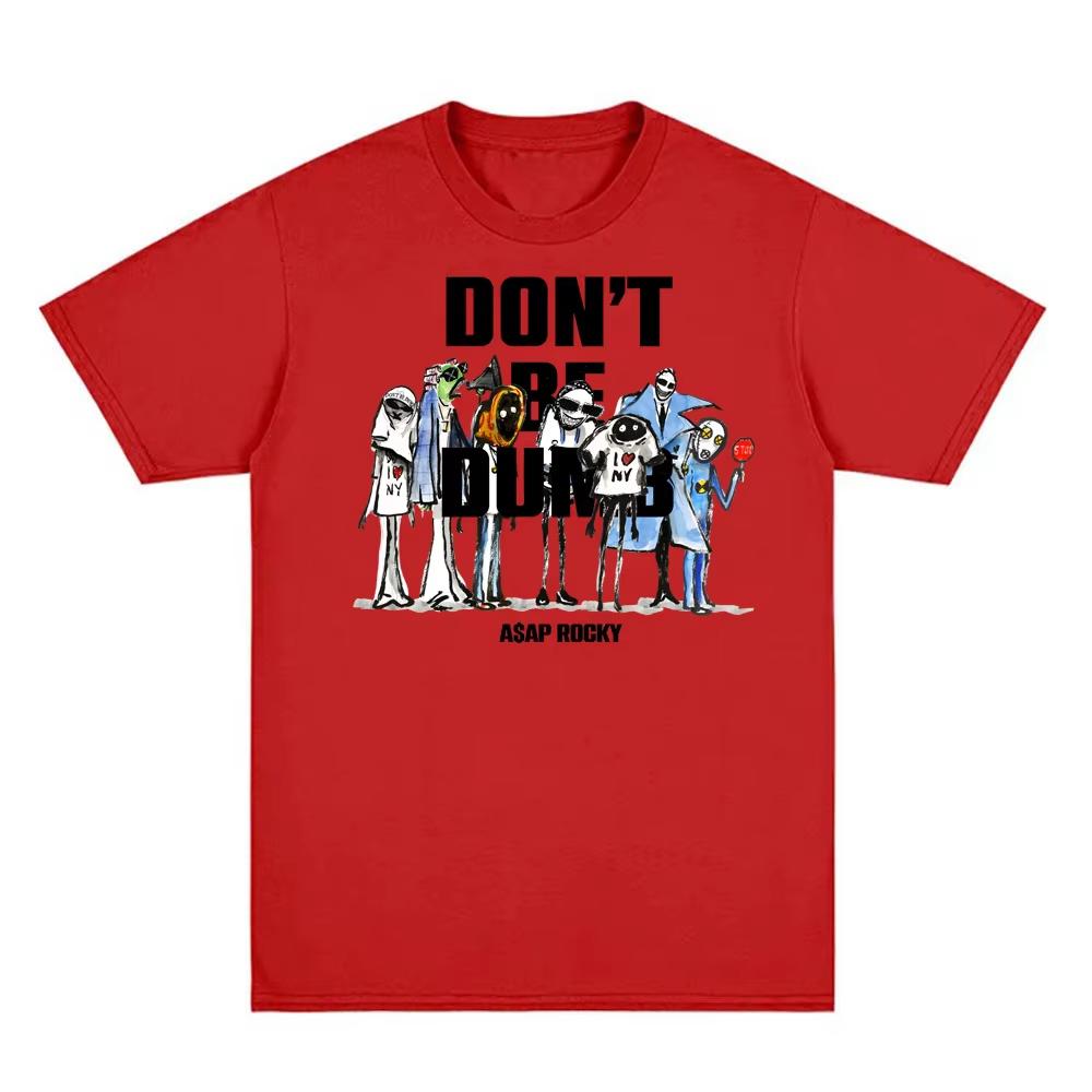 2026 New Album DONT BE DUMB Tshirt American Rapper American Rapper Graphic Printing Hip Hop 100Cotton Teeshirt High Quality