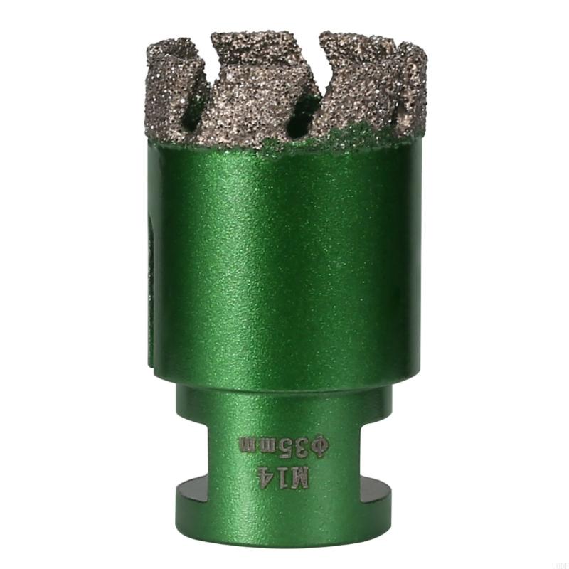   High Efficiency Threaded Teeth Brazed Hole Cutter For Tile Marble Glass 6-50mm