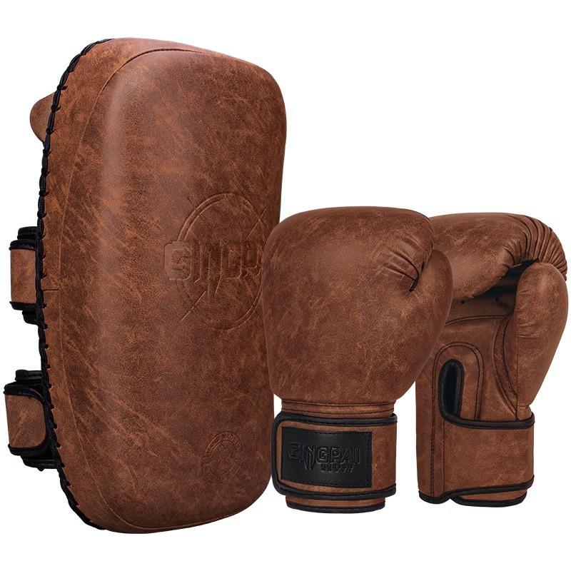 Professional Boxing Gloves Set With Hand Targets Foot Target Adults Training Muay Thai Kickboxing Punching Bag