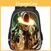Cartoon Anime Themed Large Capacity Double Layer Backpack For Boys In Oxford Fabric