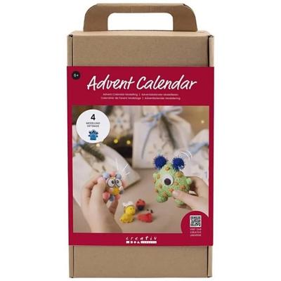 Children's Advent Calendar - Modeling - 4 Creative Projects - White