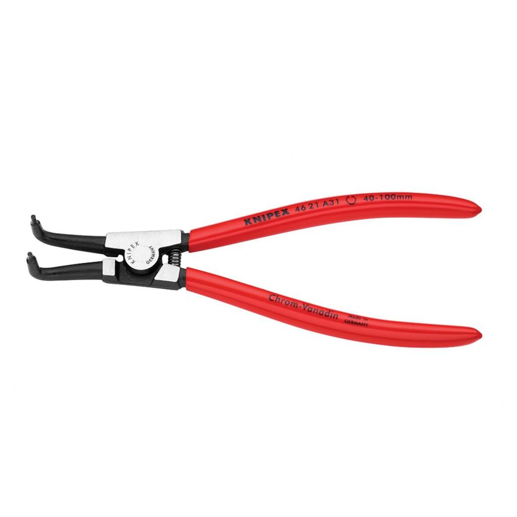 Knipex 46 21 Series External Circlip Pliers, 90 Bent Tip