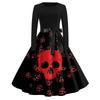 Women's Halloween Costume Dress Short Sleeve Fashion Party Dress for Evening Events
