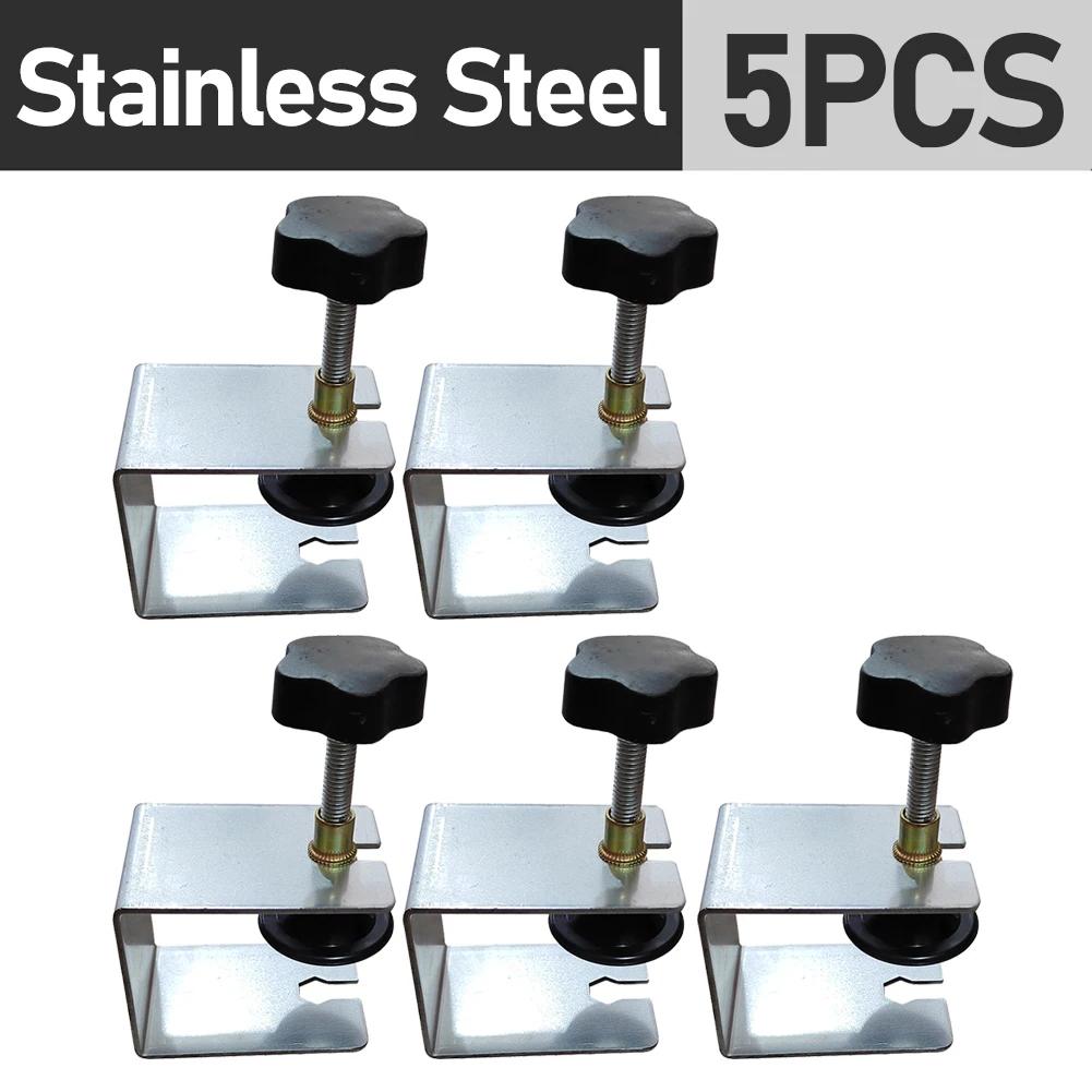 1-10pcs/set Steel Drawer Front Installation Clamps Woodworking Jig Cabinet Drawer Panel Clip Tool for Home Furniture Accessories