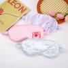 Sanrio Imitated Silk Eye Mask For Sleeping Breathable Eyeshade Cover For Travel Nap Soft Comfort Blindfold Night Eyepatch