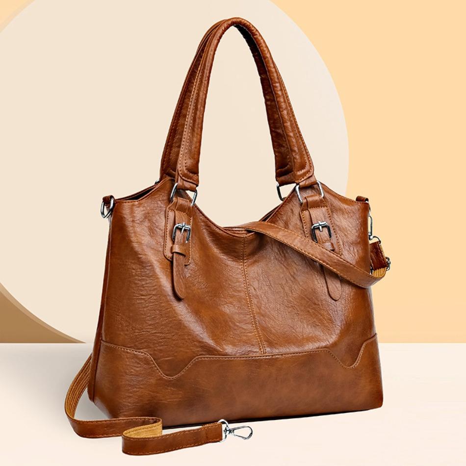 Luxuriöse Lässige Tote Damen Tasche Hochwertiges Leder Damen Handtaschen für Frauen Neue Schulter Crossbody Taschen Designer