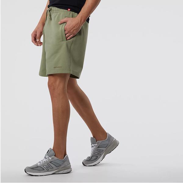 New Balance Sports Shorts Unisex Olive Green Moderate AMS23550-OLF