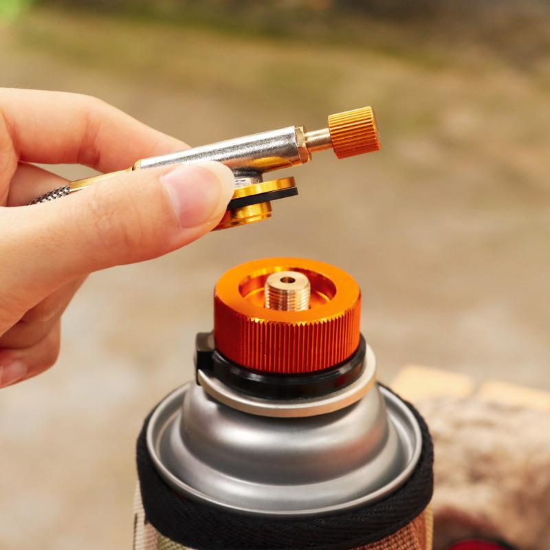 Outdoor Camping Portable Picnic Stove Gas Stove Stainless Steel Oven Mini Gas Stove Converter Stove Head