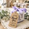 Decorative Hang Tags for Handmade Gifts You with Thank 100Pcs Paper String Rectangular Gift Tags Pre-Punched Versatile Labels Party Supplies
