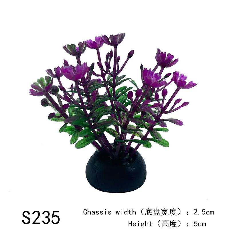 PVC Aquarium Decorative Simulation Artificial Leaves Plant Environmental Protection Materials Aquarium Decorative Accessories