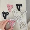 Rhinestone Bow Magnetic Phone Holder & Finger Ring - Luxury Desktop Stand