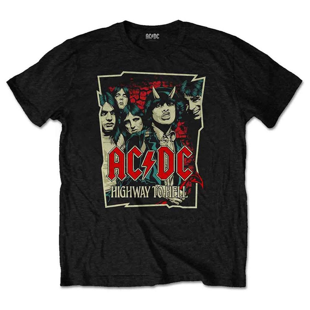 AC/DC Highway To Hell Sketch T Shirt Unisex T-Shirt S