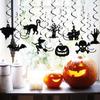 Black Halloween Bat Skull Ghost Pendant Scary Happy Halloween Party Decorations  Ghost Festival