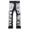 New Style Trendy Street Fashion Elastic Slim Fit Mens Jeans 3967