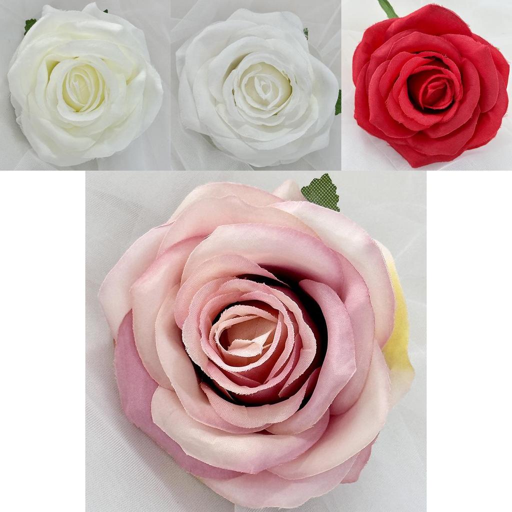 Rose Artificial Blossom For Wall Decor With Colorful Fabric Material For Photography And Celebrations