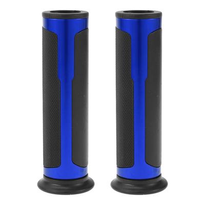 BULLSPANN Universal Motorcycle Hand Grip Cover Non-Slip Aluminum Alloy Rubber