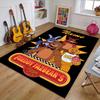 Custom Freddy bear Mat Personalized Name, Polyester Washable Indoor Entryway Rug, Gift for Christmas, Easter, Thanksgiving Day