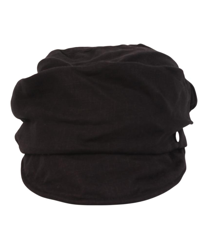 Yunibeosyeolkemiseuteuli Wire Wrinkle Black Marine Cap