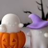 Eerie Gourd and Spectrals Candle Crafting Frame Multiple Use Flexible Art Set Seasonal Decoration Soap Chocolate Baking