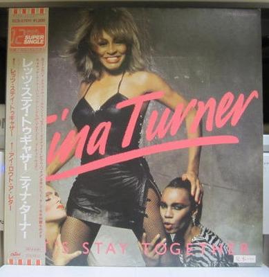 12-Zoll-Schallplatte TINA TURNER - Lets Stay Together / I Wrote A Lett ECS27011PROMO CAPITOL 1983 Japan Obi Soul/Funk Gebraucht