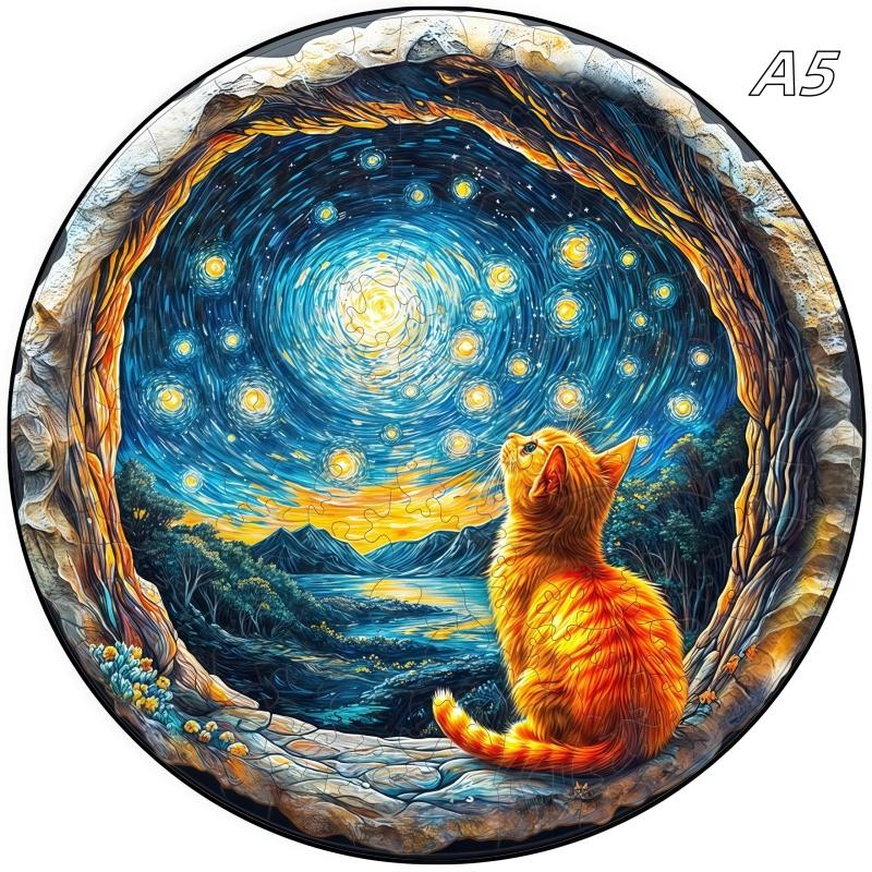 Exquisite 3D Universe Fantasy Wooden Jigsaw Puzzle Ideal for Adults Plus Children Montessori Games Plus Animal Toy Birthday Present Idea
