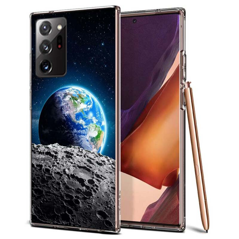 Earth, Stars, Space Phone Case for Samsung A55 A35 A25 A15 A07 A05S A16 A17 A26 A36 A37 A56 A57 Galaxy Note 20 10 A50S A71 A51 A