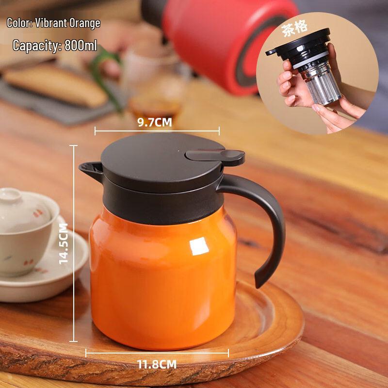 ZISIZ Stainless Steel Insulated Teapot