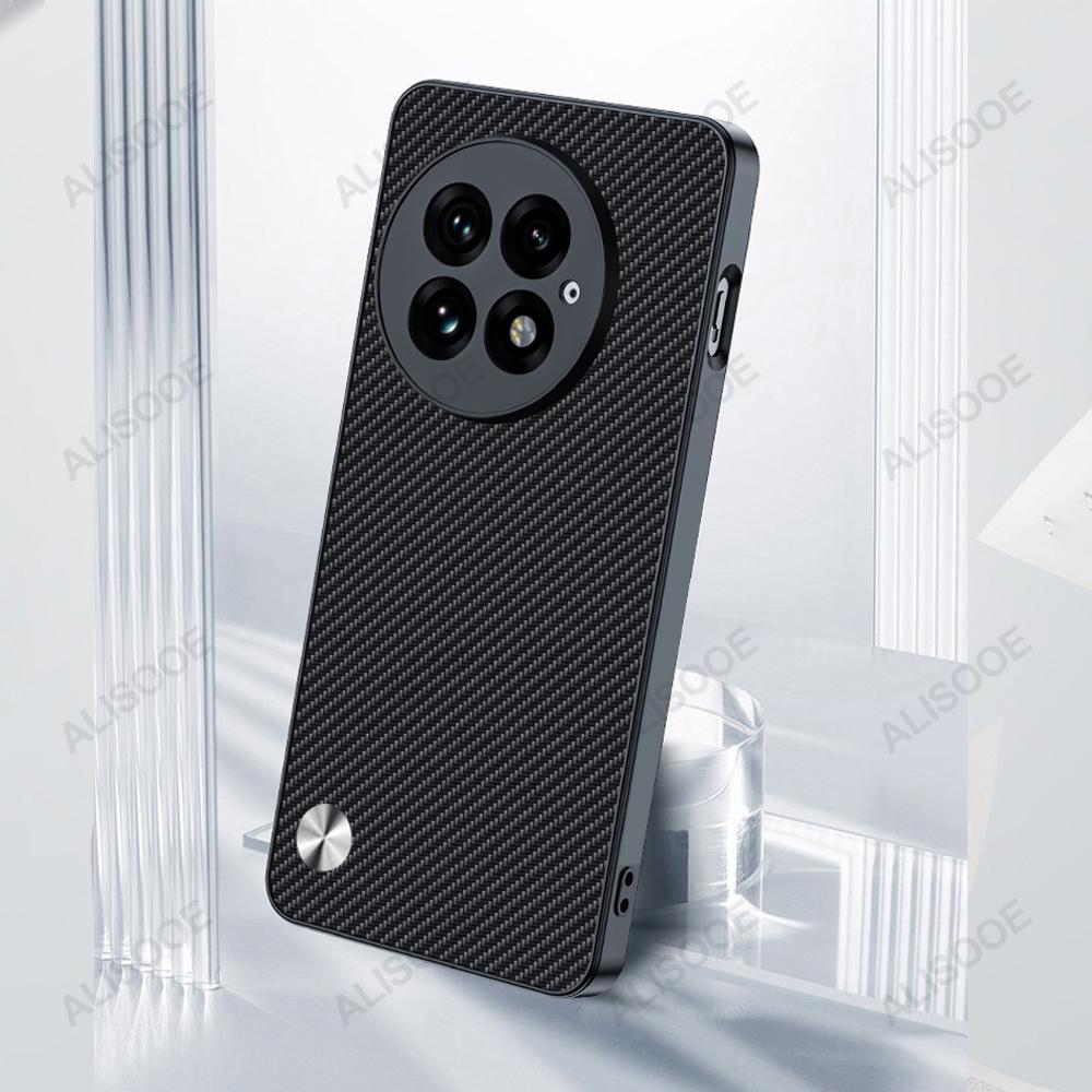 For Oneplus 13 Case Fashion Fiber Texture PU Leather Full Protection Phone Cover for Oneplus 13 Shockproof Capa Funda