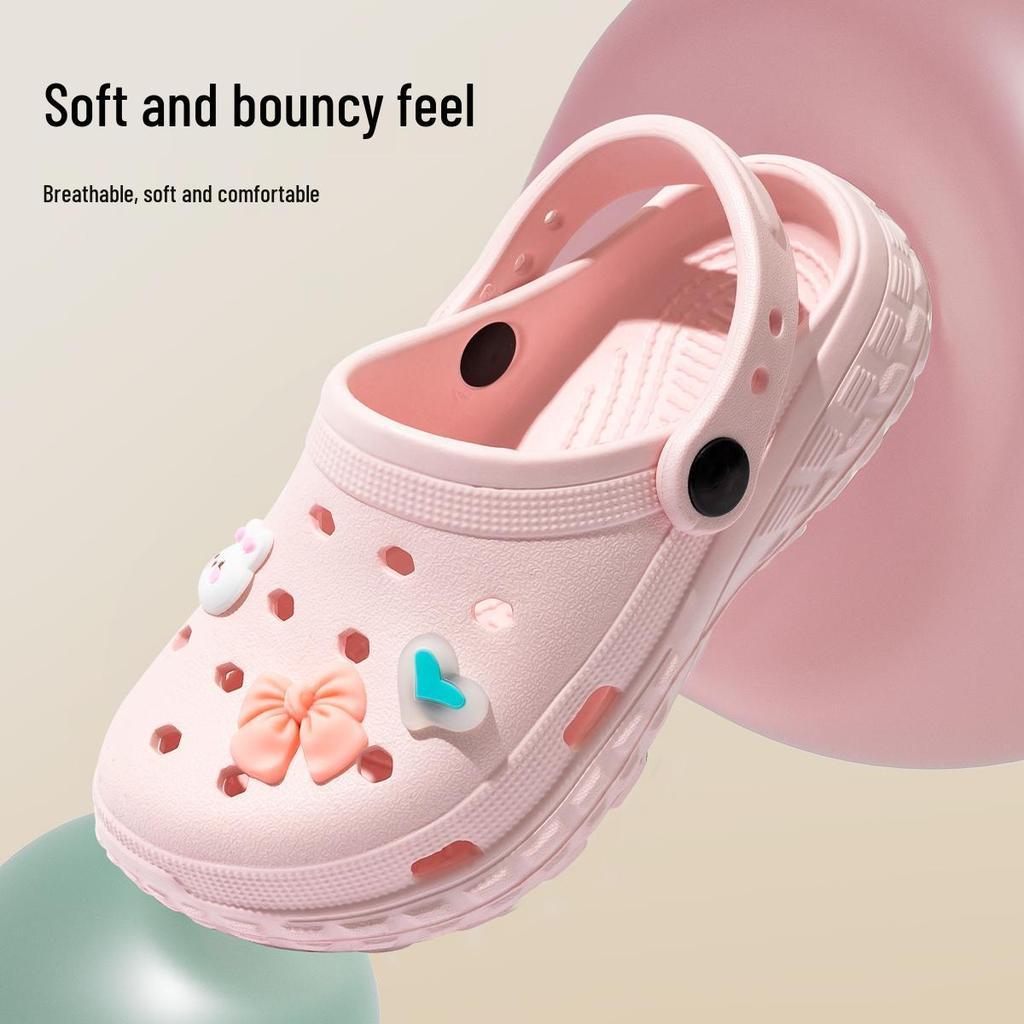 Sommer 2025 Rutschfeste Sandalen mit weicher Sohle für Mädchen, Eltern-Kind-Sandalen für den Außenbereich und den Strand