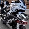 Beak Nose Cone Front Under Nose Fairing Lower Winglets Wing Extension Cover Cowl Fit For KAWASAKI ZX 25R ZX 4R 4RR 2021-2025 ABS