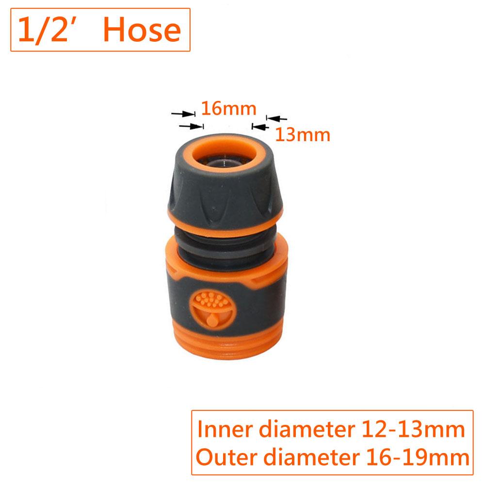 Garden Hose Quick Connector 4/7 8/11 1/2 3/4 1" Stop Water Connector Garden Watering Pipe Coupler Drip Irrigation System Fitting