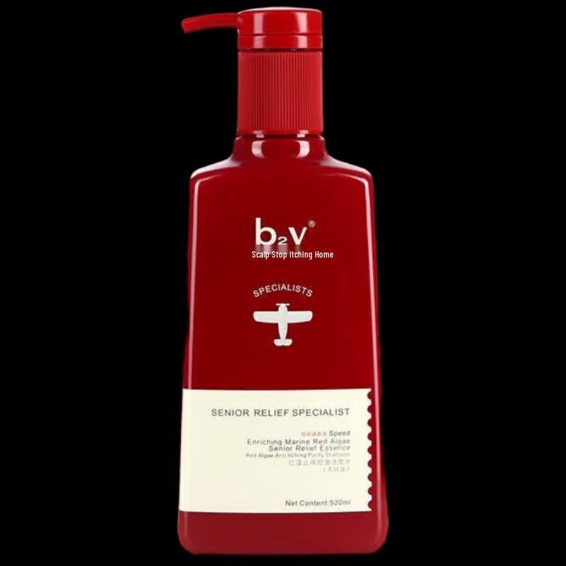B2v Red Algae Anti-Itch Oil Control Silicone-Free Shampoo