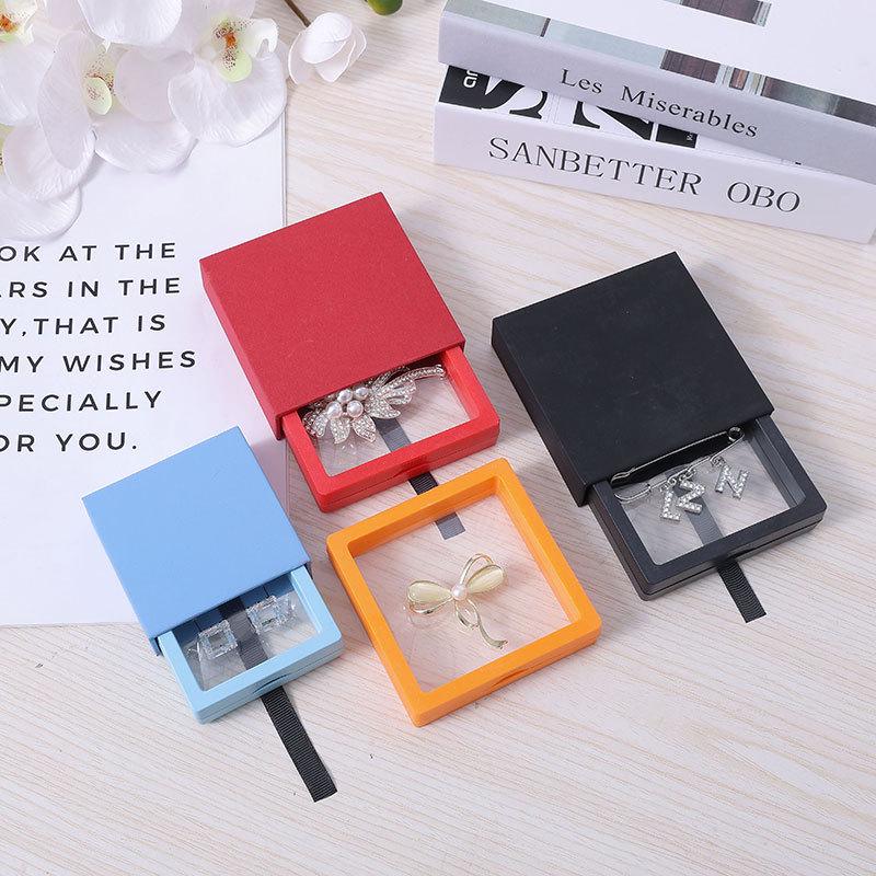 Caixa de Armazenamento de Joias e Acessórios em Filme PE: Pulseira, Anel, Unhas Postiças, Organizador de Pequenos Itens