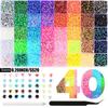 40 Colors Resin Flatback Rhinestones Gems for Nail Art DIY Clothing Shoes Crafting Diamond Decoration Accessories