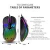 USB Wired Gaming office Mouse Mechanical Mouse USB Illuminated Mouse Adjustable Optical Gaming Mouse for Desktop Laptop