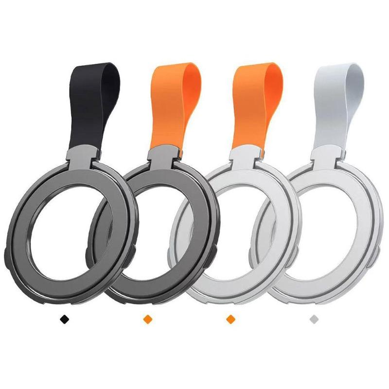 Magsafe Metal Strong Magnetic Suction Rotating ° Folding Ring Phone Holder Alloy Portable Universal Desktop Creative Phone Stand