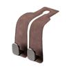 1/2Pcs Suede Car Seat Back Hook Double Hook Car Rear Front Seat Hanger  Mercedes