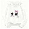 Cartoon Cat Meme Printed Hoodie Kids Cat Children's Sweatshirt Cute Sweet Hoody Girls Autumn Winter Casual Hoodies