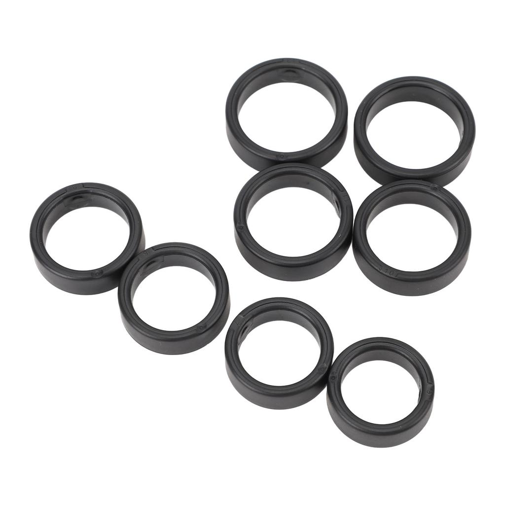 8 szt. Inteligentny Zestaw do Mierzenia Rozmiaru Pierścionka Rozmiary od 6 do 13 Plastikowy Model Pierścionka Zdrowotnego do Wyboru Najbardziej Odpowiedniego Rozmiaru