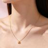 Lucky Star 18K Gold Plated Stainless Steel Star Necklace for Women - Versatile Clavicle Chain