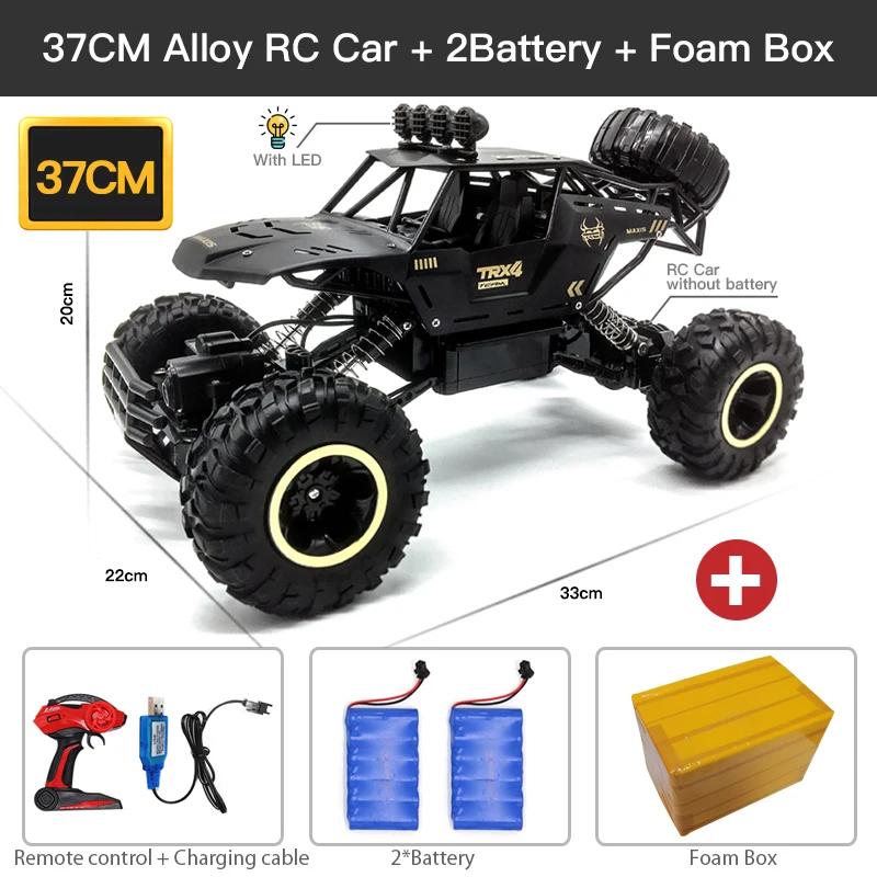 1:12/1:16 4WD RC Car With Led Lights 2.4G Radio Remote Control Cars Buggy 4X4 Off-Road Control Trucks Toys for Kids Gifts