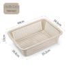 Abay Rectangular Plastic Storage Basket