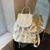 Schoolbag New Lightweight Ultra-small Backpack Girls Backpack Solid Color Versatile Schoolbag Korean Version of Leisure Spring and Summer Travel