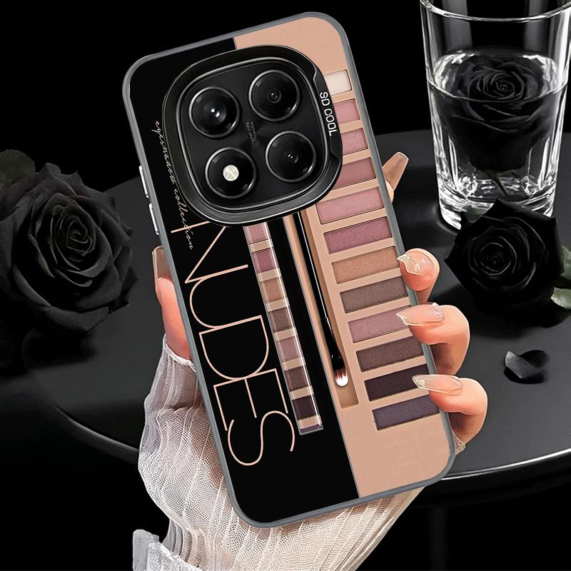 Makeup Eye Shadow Box Pattern Shockproof Phone Case for Xiaomi Redmi Note 15 14 13 12 Pro Plus 11 11S 11T 5G Cover Anti Fall Fun
