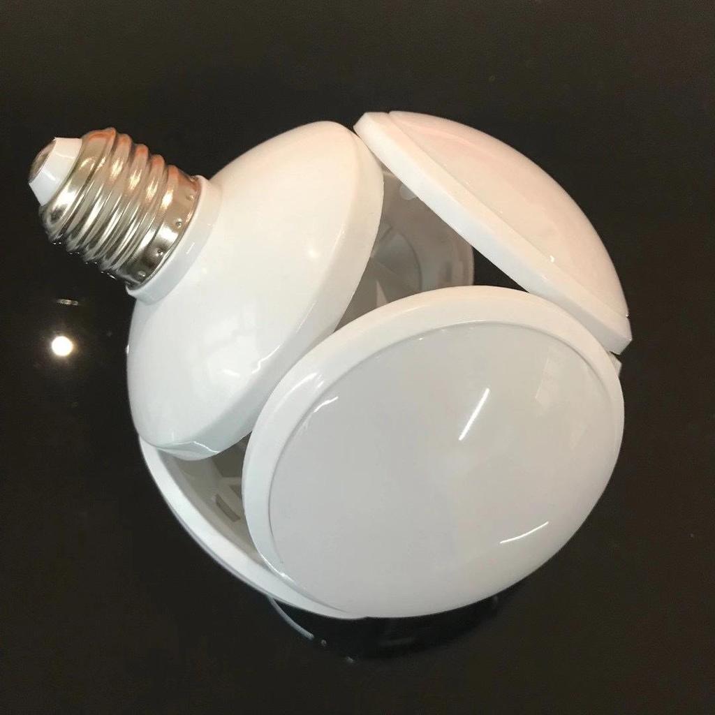 High-Brightness E27 LED Football Light with Solar Charging and Foldable Design