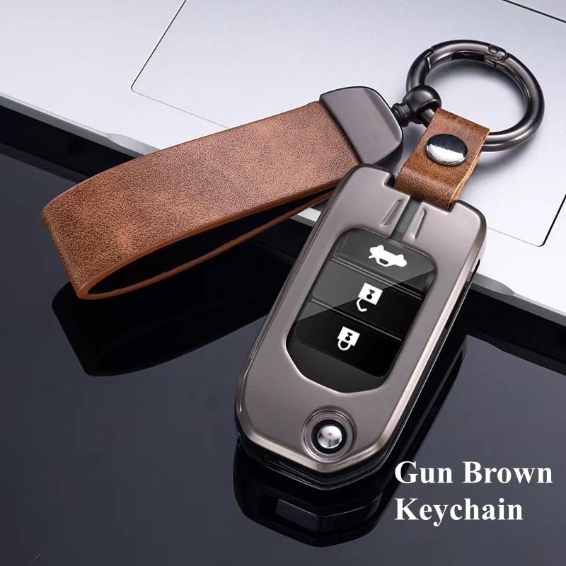 Alloy Zinc Car Remote Key Case Cover Shell For Honda CivicHRV CRV XRV CR-V Crider Odyssey Pilot Fit Accord Protector Accessories