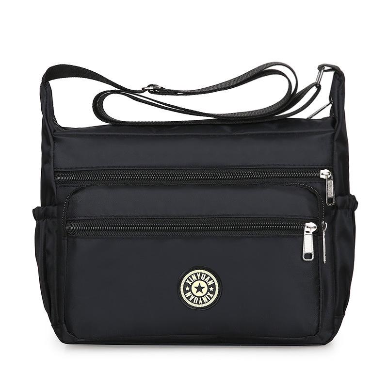 Large Capacity Women's Single-Shoulder Crossbody Bag - Stylish Oxford Nylon for Middle-Aged Moms