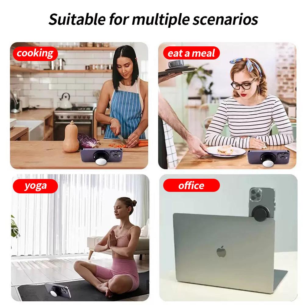 360° Drehbarer Magnetischer Handyhalter - Abnehmbarer Teleskopständer für jedes Smartphone