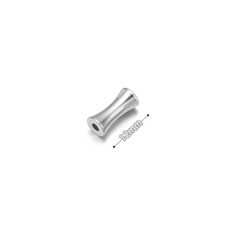 10pcs Stainless Steel Tube Spacer Beads Loose Beads Charms for Jewelry Making DIY Necklace Supplies Wholesale Bracelet Findings